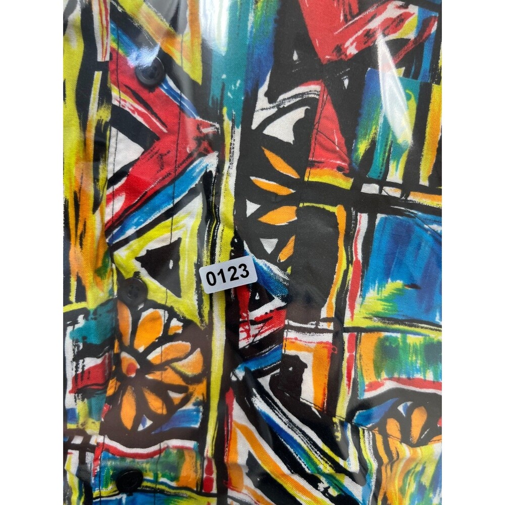 Brian Brothers Shirt Mens All Over Print Vintage Colorful (CHECK  MEASUREMENT) - Picture 6 of 6